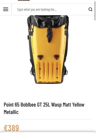 Point 65 boblbee gt 25l wasp matt yellow metallic мото рюукзак10 фото