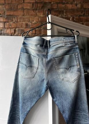Diesel men’s kakke stretch blue denim jeans 08531 slim-carrot rrp £170 джинси4 фото
