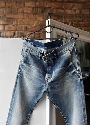 Diesel men’s kakke stretch blue denim jeans 08531 slim-carrot rrp £170 джинси2 фото