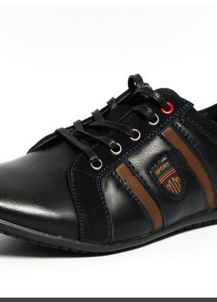Туфлі туфлі для школи сменки класичні чорні для хлопчика хлопчика 5531 paliament1 фото