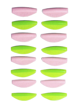 Zola валики для ламінування round curl pink & green (s, s1, m, m1, l, l1, xl, xl1)2 фото