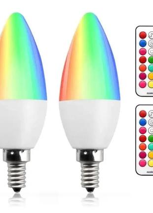 Сток декоративная rgb теплая белая led лампа