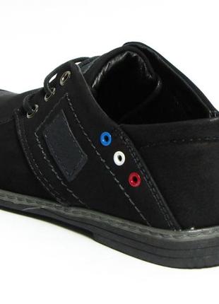 Туфли туфлі для школы сменки классические черные для мальчика хлопчика 6207 paliament р.33,354 фото