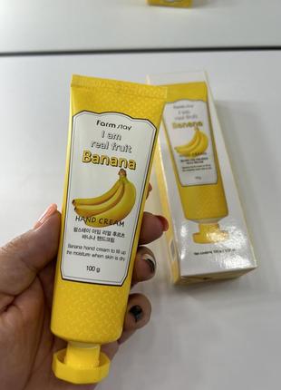 Крем для рук з бананом farmstay 100 мл
