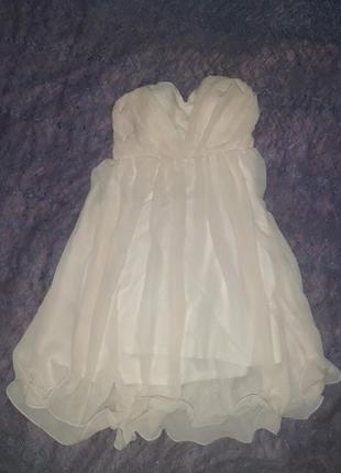 Сукня молочного кольору2 фото