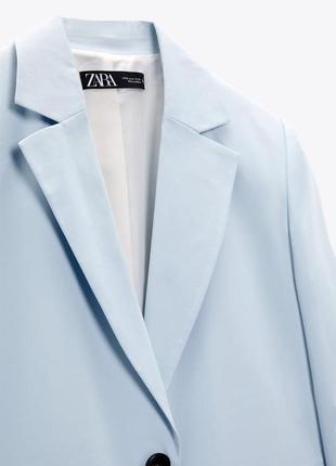 Блейзер zara  straight fit оверсайз3 фото