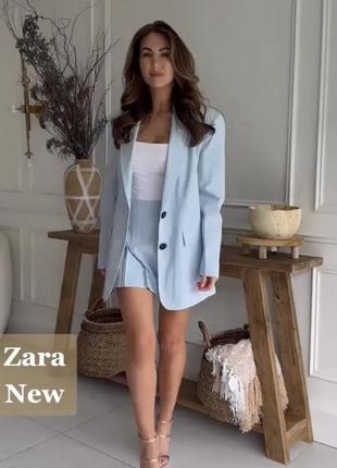 Блейзер zara  straight fit оверсайз9 фото