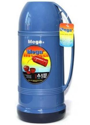 Термос mega m ет100т, 1,0 л (0717040381081blue)