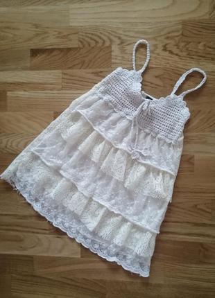 Ніжний сарафан для дівчинки 6-8 років