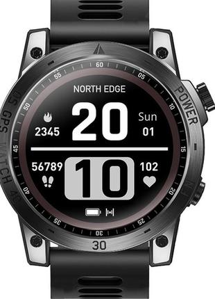 Часы мужские north edge crossfit gps black с компасом наручные часы мужские тактические часы спортивные часы