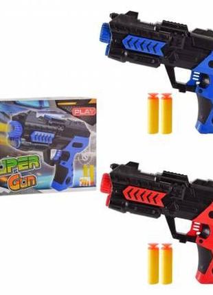 Детское игрушечное оружие " пистолет бластер " ( 017b ) мягкие пули