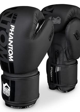 Боксерські рукавиці phantom apex black 10 унцій1 фото