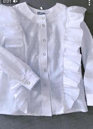 Блузка батистова 116;122;134см