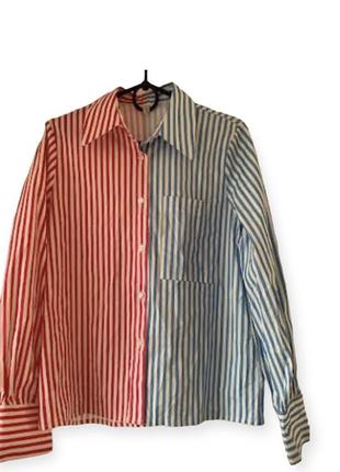 Рубашка двухцветная италия s р1 фото