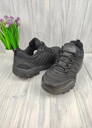 Кроссовки меррелл термо merrell vibram thermo all black9 фото