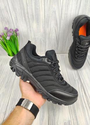 Кроссовки меррелл термо merrell vibram thermo all black6 фото