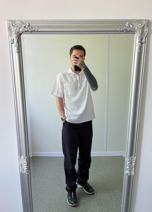 Футболка льон льяна zara man linen