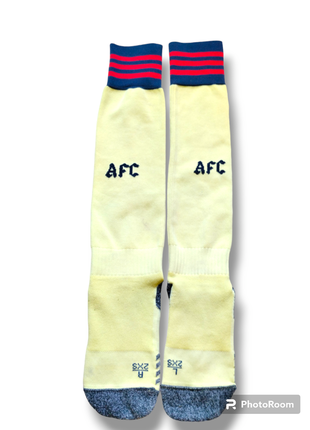 Эксклюзивные гетры arsenal away socks 2021/22 genuine2 фото