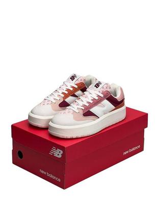 Женские кроссовки new balance ct302 burgundy pink haze1 фото