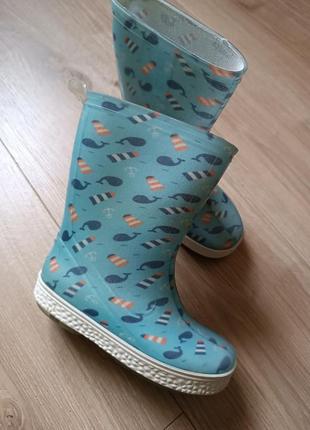 Легкие детские резиновые сапожки lupilu / качественные резиновые