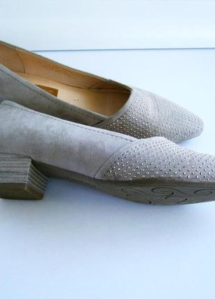 Красивые женские туфли из натуральной замши. gabor7 фото