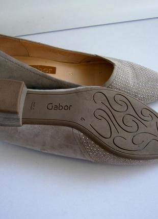Красивые женские туфли из натуральной замши. gabor8 фото