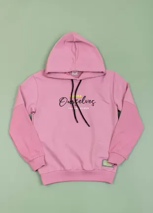 Світшот для дівчаток 6079 худі рожеве