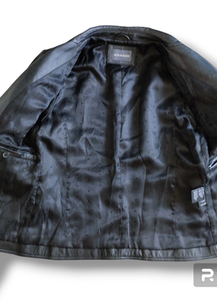 Кожаный жакет с накладными карманами. пиджак куртка из натуральной кожи5 фото