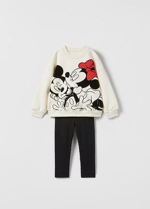 Оздоблений костюм zara 😍 світшот лосини