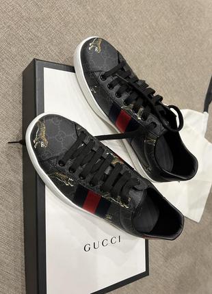 Новые мужские кеды gucci (оригинал)