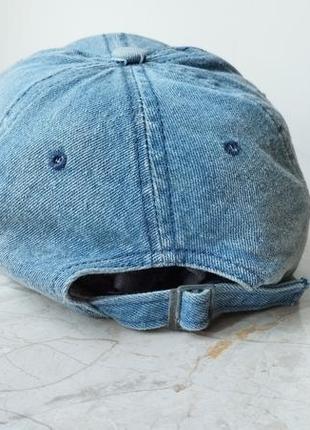 Кепка жіноча джинс із камінням3 фото