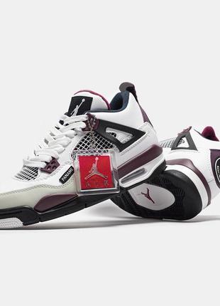 Мужские кроссовки psg x air jordan 4 gs 'paris saint-germain'#найк