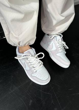 Женские кроссовки nike sb dunk low « light pink »#найк