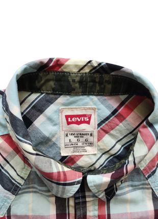 Рубашка мужская в клетку levi's оригинал s3 фото