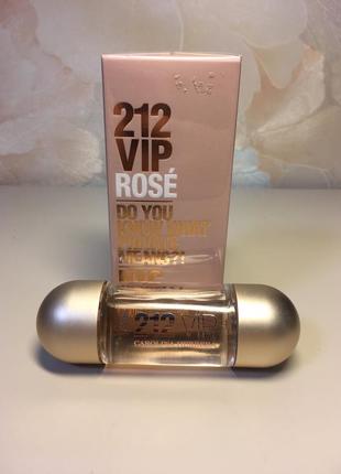 Carolina herrera 212 vip rose парфюм для женщин