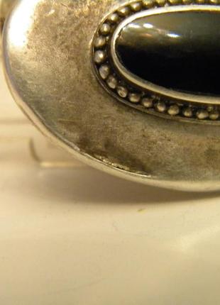Антикварный кулон подвеска камень 925 проба серебро 14.36 гр №15804 фото