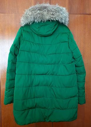 Жіноча зимова куртка з натуральним хутром