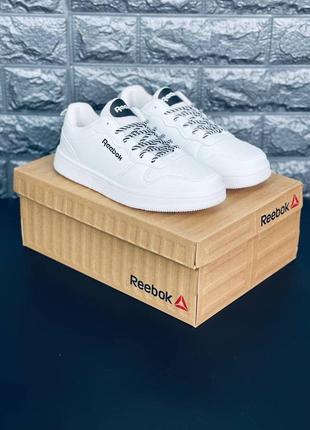 Reebok кроссовки белые женские /подростковые размеры 36-41