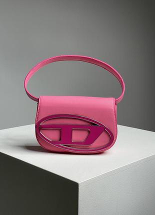 Сумка жіноча diesel 1dr iconic shoulder bag pink