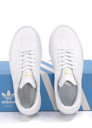 Женские кроссовки adidas samba white 39-40-417 фото