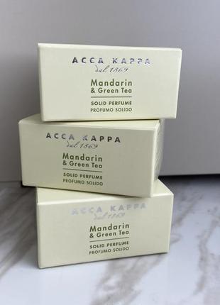 Acca kappa solid perfume mandarin&amp;green tea1 фото