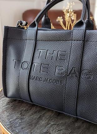 Сумка шоппер  tote bag черный3 фото