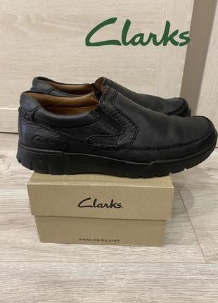 Мокасіни clarks uk7g/41,5 оригінал