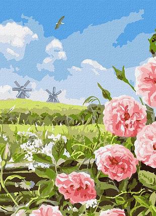 Картина по номерам нежность полей kho6321