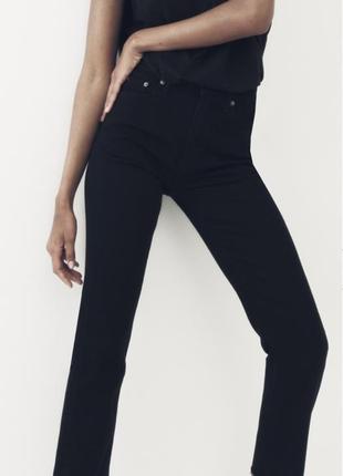 Женские джинсы slim с высокой талией zara3 фото