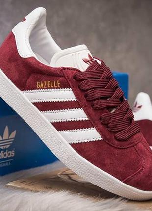 Adidas gazelle burgundy