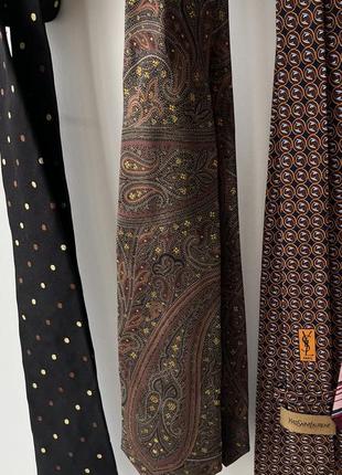 Ermenegildo zegna silk tie made in italy люкс галстук галстук егна оригинал итальялия шелк классический стиль3 фото