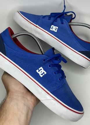 Кеды dc shoes trase 42(26.5-27см) с коробкой кроссовки оригинал скейтерские