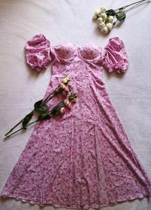 Ніжна літня сукня плаття сарафан3 фото
