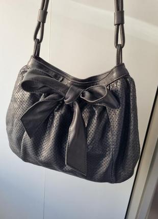 Шкіряна сумка paul&joe  франція, брендова сумка, сумка торба, сумка на плече7 фото